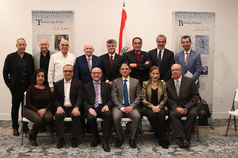 The House of Lebanon Board of Directors with Dr. Moise Khayrallah and Dr. Akram Khater.